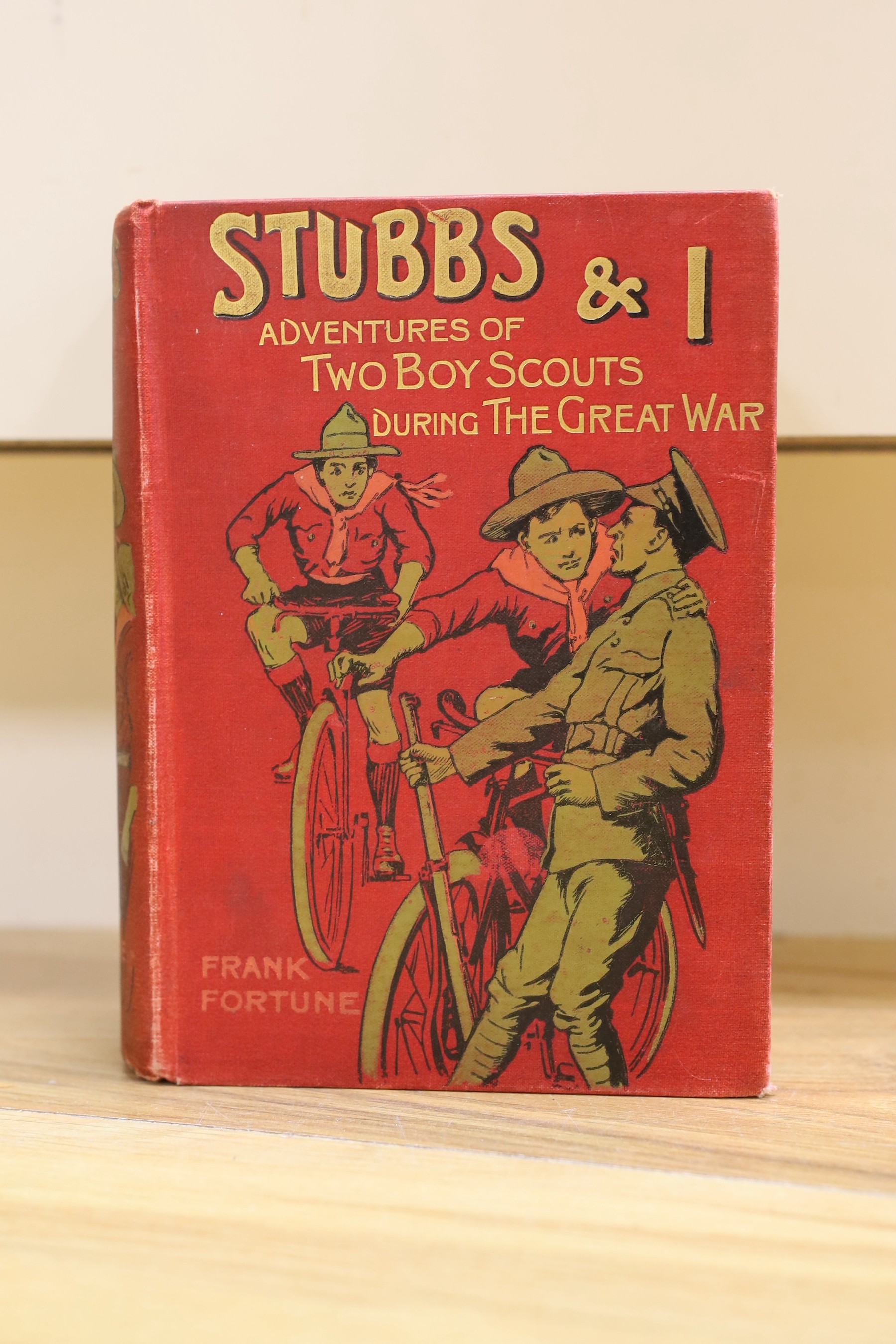 Original Artwork - William Rainey RI, RBA,ROI (1852-1936) - A set of six coloured illustrations for Stubbs and I, by Frank Fortune, signed, 28 x 19cms., framed, together with a copy of the book, [1915], (7)